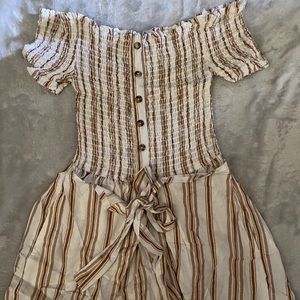 Off the shoulder romper